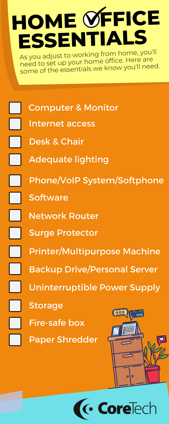 17 Essentials for an Efficient AtHome Office [+Free Infographic]